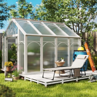 Outsunny Πτυσσόμενη και Ρυθμιζόμενη Ξαπλώστρα σε 5 Επίπεδα με Πλαϊν...