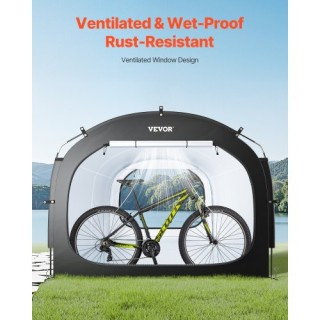VEVOR Ανθεκτική Αδιάβροχη Τέντα Αποθήκευσης Ποδηλάτων για 5 Ποδήλατ...