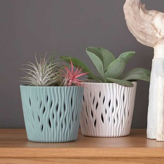 BAKAJI Μοντέρνος Διακοσμητικός Κηπουρός Γλάστρας για Λουλούδια και ...