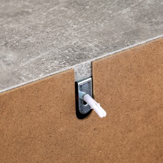 BAKAJI Ξύλινη Πολυλειτουργική Παπουτσοθήκη Τσιμέντο 30x35x100 εκ. 0... BAKAJI Ξύλινη Πολυλειτουργική Παπουτσοθήκη Τσιμέντο 30x35x100 εκ. 0...