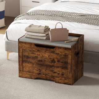 HOMCOM Πολυλειτουργικός Πάγκος με Χωρητικότητα 103L, Χρώματος Ξύλου... HOMCOM Πολυλειτουργικός Πάγκος με Χωρητικότητα 103L, Χρώματος Ξύλου...