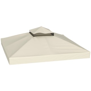 Outsunny Κάλυψη για Κιόσκι Κήπου 3x3m, Αντικαταστάσιμο Στέγαστρο U... Outsunny Κάλυψη για Κιόσκι Κήπου 3x3m, Αντικαταστάσιμο Στέγαστρο U...