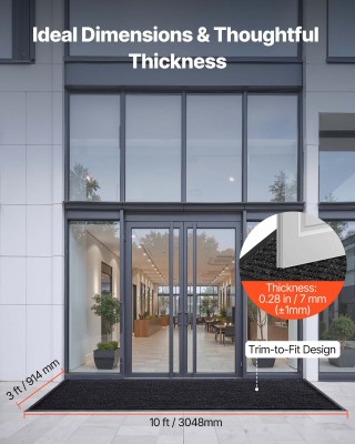 VEVOR Προστατευτικό Χαλάκι Εισόδου 3048 x 914 mm - Αντιολισθητικό &... VEVOR Προστατευτικό Χαλάκι Εισόδου 3048 x 914 mm - Αντιολισθητικό &...