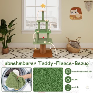 Costway Μεγάλο Χριστουγεννιάτικο Δέντρο Γάτας για Οικιακές Γάτες 16...