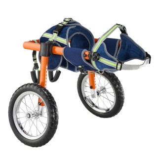 VEVOR Ελαφρύ Αμαξίδιο Σκύλου για Πίσω Πόδια με Ρυθμιζόμενο Ύψος και...