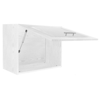 Shally Dogan Αναδιπλούμενη Κουζίνα Τοίχου με Ντουλάπια από Λευκή Φλ...