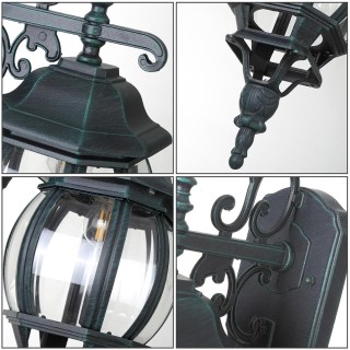 BAKAJI Βικτωριανό Φωτιστικό Τοίχου Εξωτερικού Χώρου Αλουμινίου Πράσ... BAKAJI Βικτωριανό Φωτιστικό Τοίχου Εξωτερικού Χώρου Αλουμινίου Πράσ...