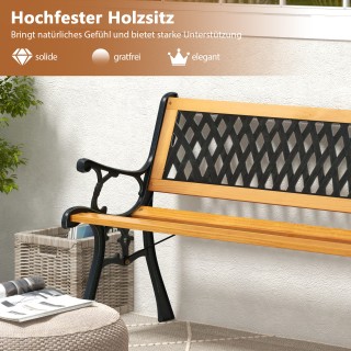 Costway Διθέσιος Κήπος Ξύλινος Πάγκος με Μπράτσα & Πλάτη Ανθεκτικός... Costway Διθέσιος Κήπος Ξύλινος Πάγκος με Μπράτσα & Πλάτη Ανθεκτικός...