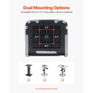 VEVOR Κάθισμα Σκάφους με Χαμηλή Πλάτη και Ανακλινόμενο Πίσω Μέρος (... VEVOR Κάθισμα Σκάφους με Χαμηλή Πλάτη και Ανακλινόμενο Πίσω Μέρος (...