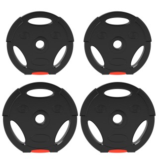 SPORTNOW Σετ Βαρών με 2 Δίσκους 7,5 kg και 2 Δίσκους 5 kg από Πολυπ... SPORTNOW Σετ Βαρών με 2 Δίσκους 7,5 kg και 2 Δίσκους 5 kg από Πολυπ...