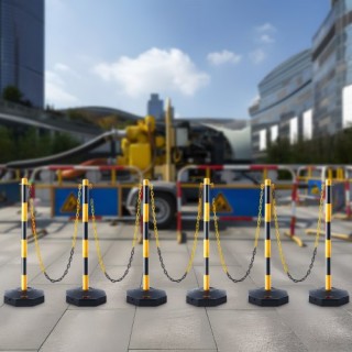 Ρυθμιζόμενοι Κώνοι Κυκλοφορίας VEVOR, Σετ 6, Κίτρινο & Μαύρο HHTCJ... Ρυθμιζόμενοι Κώνοι Κυκλοφορίας VEVOR, Σετ 6, Κίτρινο & Μαύρο HHTCJ...