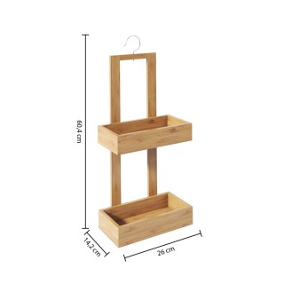 5FIVE Simply smart Οργανωτής Μπάνιου 2 Επιπέδων από Bamboo  26x14,2...