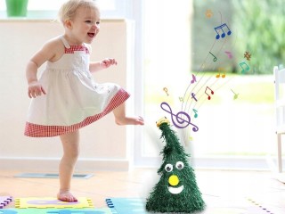 Verk Group Χορευτικό και Τραγουδιστό Χριστουγεννιάτικο Δέντρο με Λά...