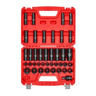 VEVOR Κασετίνα Καρυδάκια 1/2 (39 Τεμαχίων), Μετρικά 9-30 mm, Cr-V Χ...