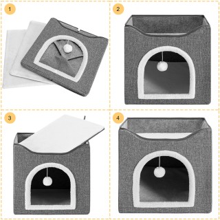 BAKAJI Σπίτι Γάτας με Είσοδο Αψίδα και Ονυχοδρόμιο 39x38cm 02842215 BAKAJI Σπίτι Γάτας με Είσοδο Αψίδα και Ονυχοδρόμιο 39x38cm 02842215