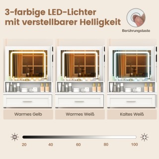 Costway Σετ Τουαλέτας Μακιγιάζ με Ενσωματωμένο Σταθμό Φόρτισης και ... Costway Σετ Τουαλέτας Μακιγιάζ με Ενσωματωμένο Σταθμό Φόρτισης και ...