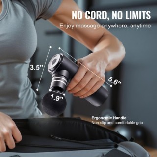 VEVOR Πιστόλι Μασάζ με 4 Ταχύτητες & 4 Κεφαλές JMQ3200RPMTXDJ6WBV9 VEVOR Πιστόλι Μασάζ με 4 Ταχύτητες & 4 Κεφαλές JMQ3200RPMTXDJ6WBV9