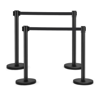 Costway Σετ 4 Αποσπώμενοι Ανοξείδωτοι Στύλοι με Ενσωματωμένη Ταινία... Costway Σετ 4 Αποσπώμενοι Ανοξείδωτοι Στύλοι με Ενσωματωμένη Ταινία...