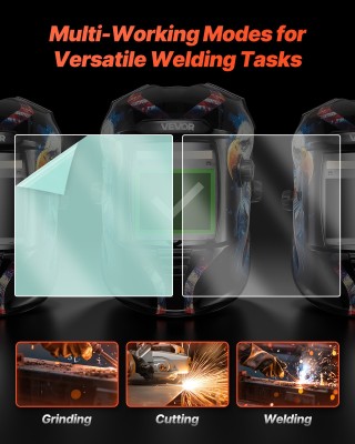 VEVOR Εξωτερικός Κάλυμμα Προστασίας Συγκολλητικού Κράνους 121 x 118...