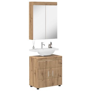 vidaXL Σετ Επίπλων Μπάνιου TULUM Artisan Oak Επεξεργασμένο ξύλο 339...
