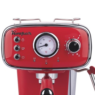 Kooper Αυτόματη μηχανή καφέ espresso με ακροφύσιο ατμού για cappucc... Kooper Αυτόματη μηχανή καφέ espresso με ακροφύσιο ατμού για cappucc...