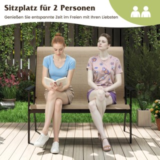 Costway Ανθεκτικός Διθέσιος Κήπου με Ψηλή Πλάτη και Μπράτσα, 120 x ... Costway Ανθεκτικός Διθέσιος Κήπου με Ψηλή Πλάτη και Μπράτσα, 120 x ...