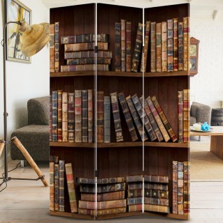 BAKAJI Παραβάν Διαχωριστικό 3 Πάνελ Εκτύπωση Μπρος-Πίσω Βιβλιοθήκη... BAKAJI Παραβάν Διαχωριστικό 3 Πάνελ Εκτύπωση Μπρος-Πίσω Βιβλιοθήκη...