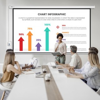 Ηλεκτρική Οθόνη Προβολής VEVOR 100 16:9 με Τηλεχειριστήριο  TYPM20D...