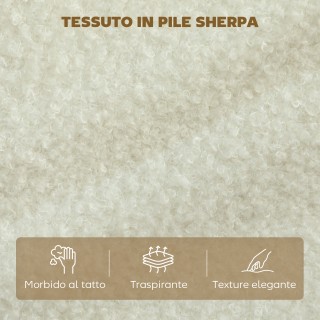 HOMCOM Μοντέρνος Διθέσιος Καναπές με Παχιά Μαξιλάρια και Επένδυση S...
