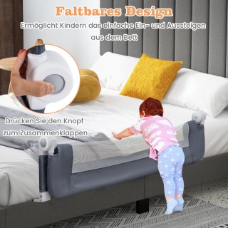 Costway Πτυσσόμενο Κάγκελο Κρεβατιού με Ρυθμιζόμενους Ιμάντες 150 ... Costway Πτυσσόμενο Κάγκελο Κρεβατιού με Ρυθμιζόμενους Ιμάντες 150 ...