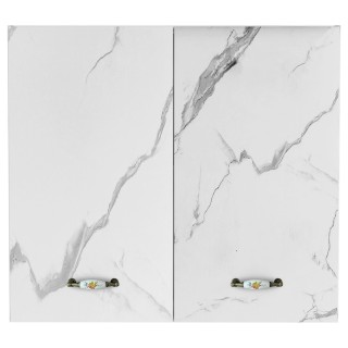 Shally Dogan Διπλό Κρεμαστό Ντουλάπι Κουζίνας 80 x 72 x 32 cm Λευκό...