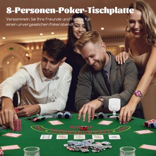 Costway Πτυσσόμενη Επιφάνεια Πόκερ 120 εκ. για 8 Παίκτες με Τσάντα ... Costway Πτυσσόμενη Επιφάνεια Πόκερ 120 εκ. για 8 Παίκτες με Τσάντα ...