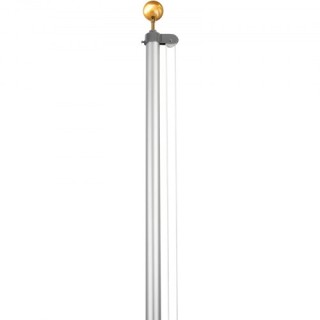 VEVOR 7.6m Αποσπώμενος Ιστός Σημαίας Βαρέως Τύπου Αλουμινίου Γερμαν...