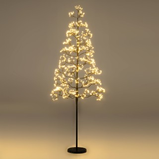 Costway Λάμπα LED Δέντρο 150 εκ. με 1000 Θερμά Λευκά Φώτα και Βάση ...