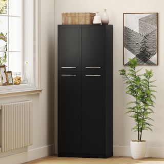 HOMCOM Κινητός Κοντέινερ Μίνιμαλ με 2 Ντουλάπια και Ρυθμιζόμενα Ράφ...