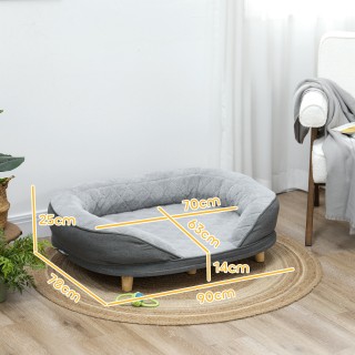 PawHut Κρεβάτι Καναπές για Σκύλους με Επένδυση, Κρεβάτι για Σκύλου... PawHut Κρεβάτι Καναπές για Σκύλους με Επένδυση, Κρεβάτι για Σκύλου...