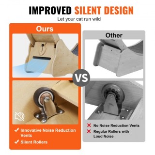 Τροχός Άσκησης Γάτας VEVOR, 52 για Εσωτερικές Γάτες MPBJ48INCH00Z0... Τροχός Άσκησης Γάτας VEVOR, 52 για Εσωτερικές Γάτες MPBJ48INCH00Z0...