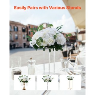 VEVOR Σετ 10 Ανθοσυνθέσεις 45εκ για Γαμήλιες Διακοσμήσεις ZSHQQXBS1...