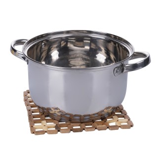 Galileo Τετράγωνο Βάση Μπαμπού 20x20 εκ SChef 5904144