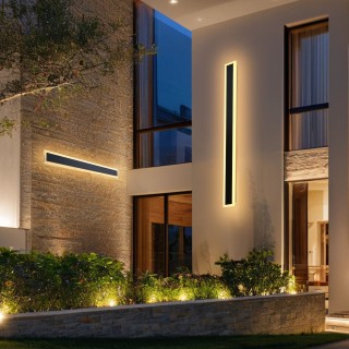 VEVOR Εξωτερικό Φωτιστικό Τοίχου Strip 1000mm - LED, IP65, 3000K, 2...