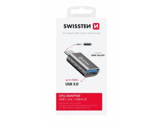SWISSTEN Προσαρμογέας OTG / USB-C (αρσενικό) / USB-A (θηλυκό) 85952... SWISSTEN Προσαρμογέας OTG / USB-C (αρσενικό) / USB-A (θηλυκό) 85952...