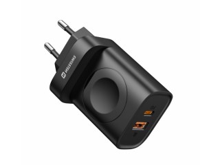 SWISSTEN Φορτιστής Δικτύου για Apple Watch, με USB-A, USB-C, 22.5W ... SWISSTEN Φορτιστής Δικτύου για Apple Watch, με USB-A, USB-C, 22.5W ...