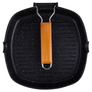 Galileo Μπριζολιέρα Αντικολλητική 24x24 εκ. από Χυτοπρεσαριστό Αλου...