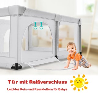 Costway  Παιδικό Πάρκο Ασφαλείας με Πολύχρωμες Μπάλες και Αντιολισθ...