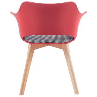 Shally Dogan Σετ 4 Καρέκλες Τραπεζαρίας Κόκκινο Πολυθρόνα Γραφείου... Shally Dogan Σετ 4 Καρέκλες Τραπεζαρίας Κόκκινο Πολυθρόνα Γραφείου...