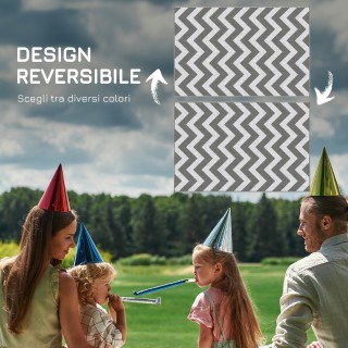 Outsunny Αναστρέψιμο Εξωτερικό Χαλί με Γεωμετρικό Σχέδιο, 121x182 ε... Outsunny Αναστρέψιμο Εξωτερικό Χαλί με Γεωμετρικό Σχέδιο, 121x182 ε...