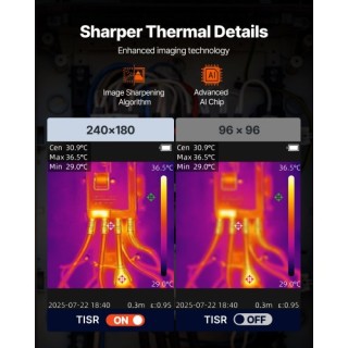 VEVOR Θερμική Κάμερα TISR Με Υπερυψηλή Ανάλυση 240x180 SCSYHWRXY28I... VEVOR Θερμική Κάμερα TISR Με Υπερυψηλή Ανάλυση 240x180 SCSYHWRXY28I...