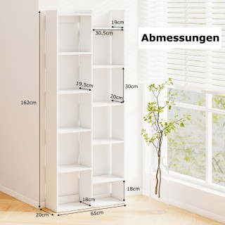 Costway 12-επίπεδη Βιβλιοθήκη Δέντρου με Αντιολισθητικές Στηρίξεις,... Costway 12-επίπεδη Βιβλιοθήκη Δέντρου με Αντιολισθητικές Στηρίξεις,...