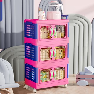 Shally Dogan Καρότσι οργάνωσης παιχνιδιών 3 επιπέδων, στοίβαξιμο, μ...