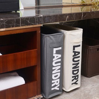 BAKAJI Πτυσσόμενο Καλάθι Απλύτων σε Ύφασμα Oxford με Ρόδες (39 x 20...